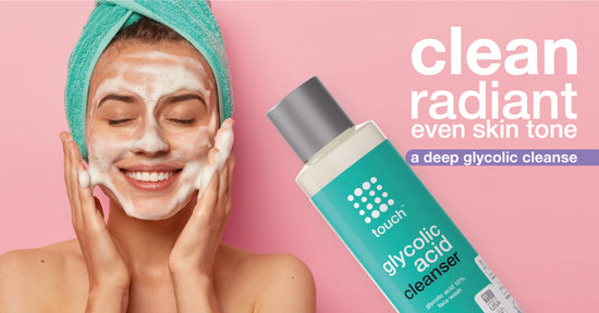 Clean radiant even skin tone- a deep glycolic cleanse - glycolic acide cleanser