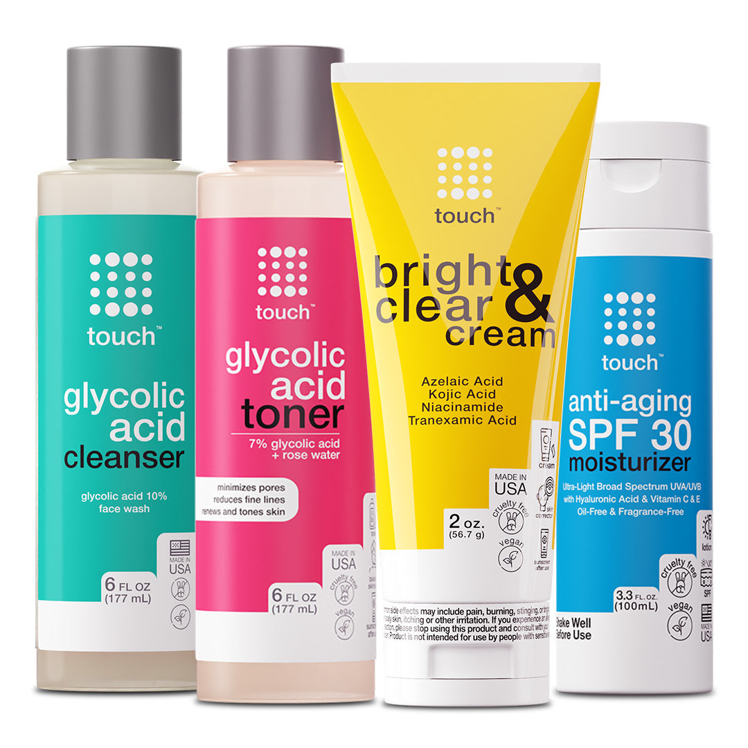 Unstoppable Love Set - Face Wash, Toner, Bright & Clear Cream, SPF30