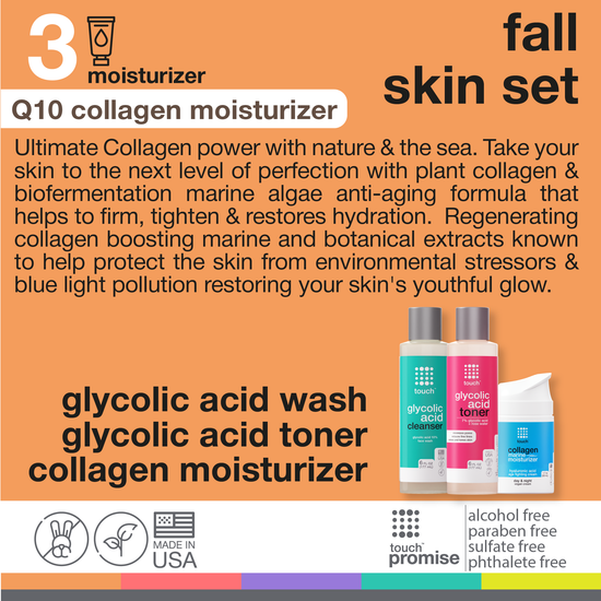 Touch skin care fall bundle set