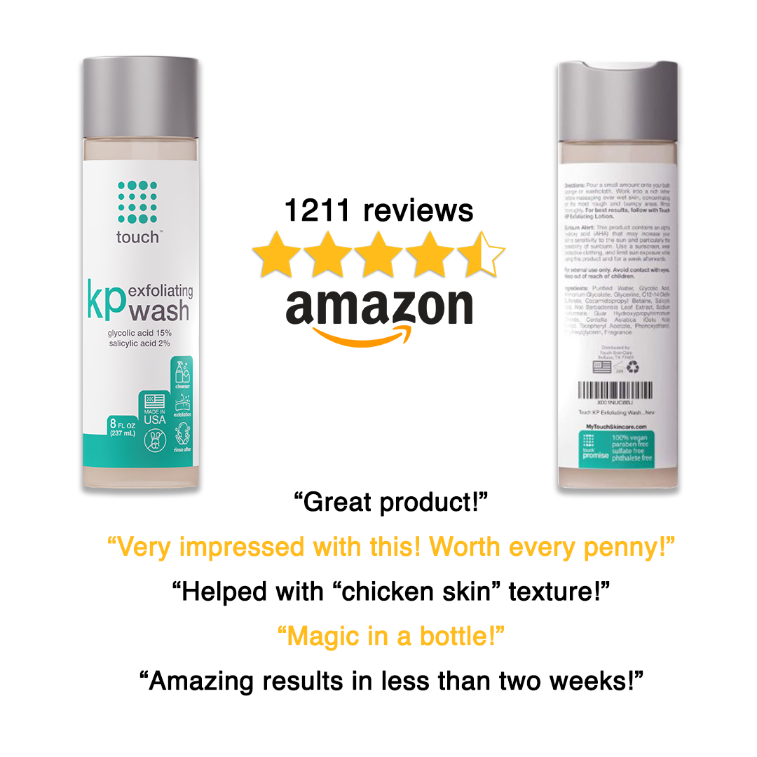 Keratosis Pilaris Exfoliating Body Wash with 15% Glycolic Acid, 2% Salicylic Acid