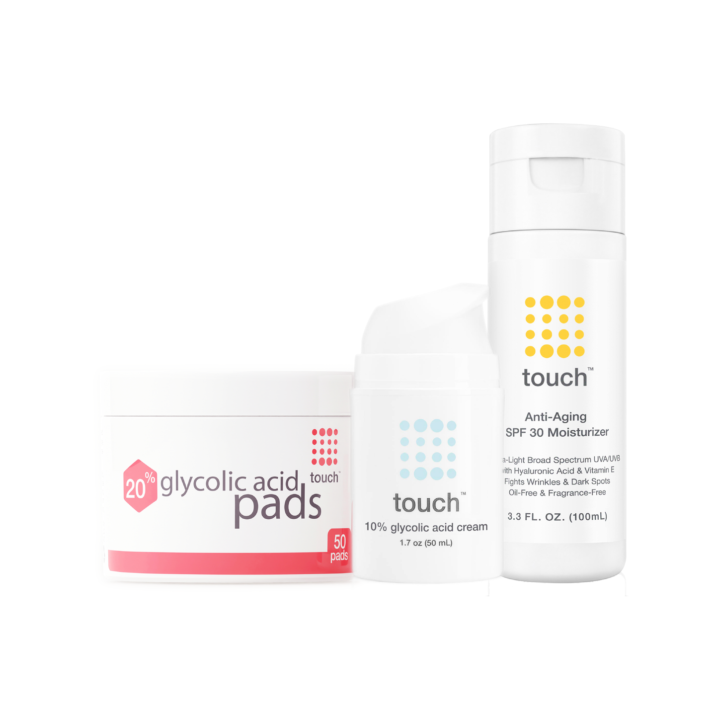 Touch skin care anti aging bundle set