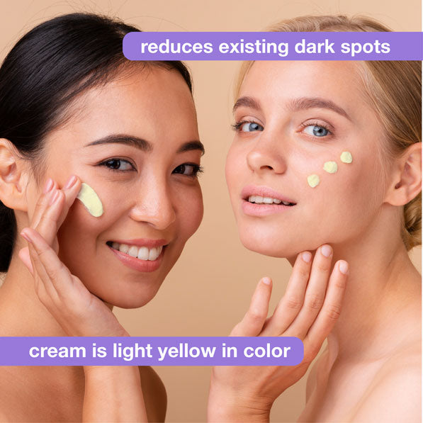Touch skin care women applying cream