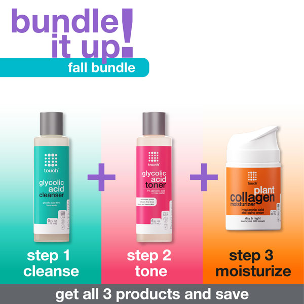 Touch skin care bundle set