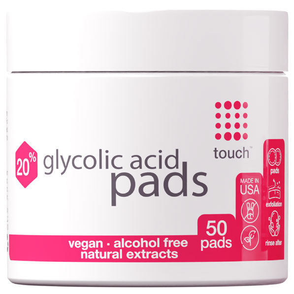 20% GLYCOLIC ACID PADS: Skincare-On-the-Go
