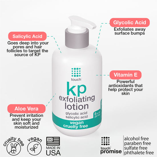 Touch skin care KP exfoliating lotion