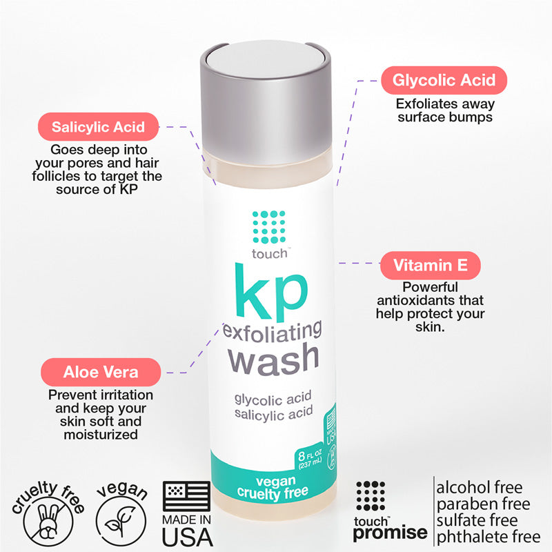 Touch skin care KP exfoliating wash