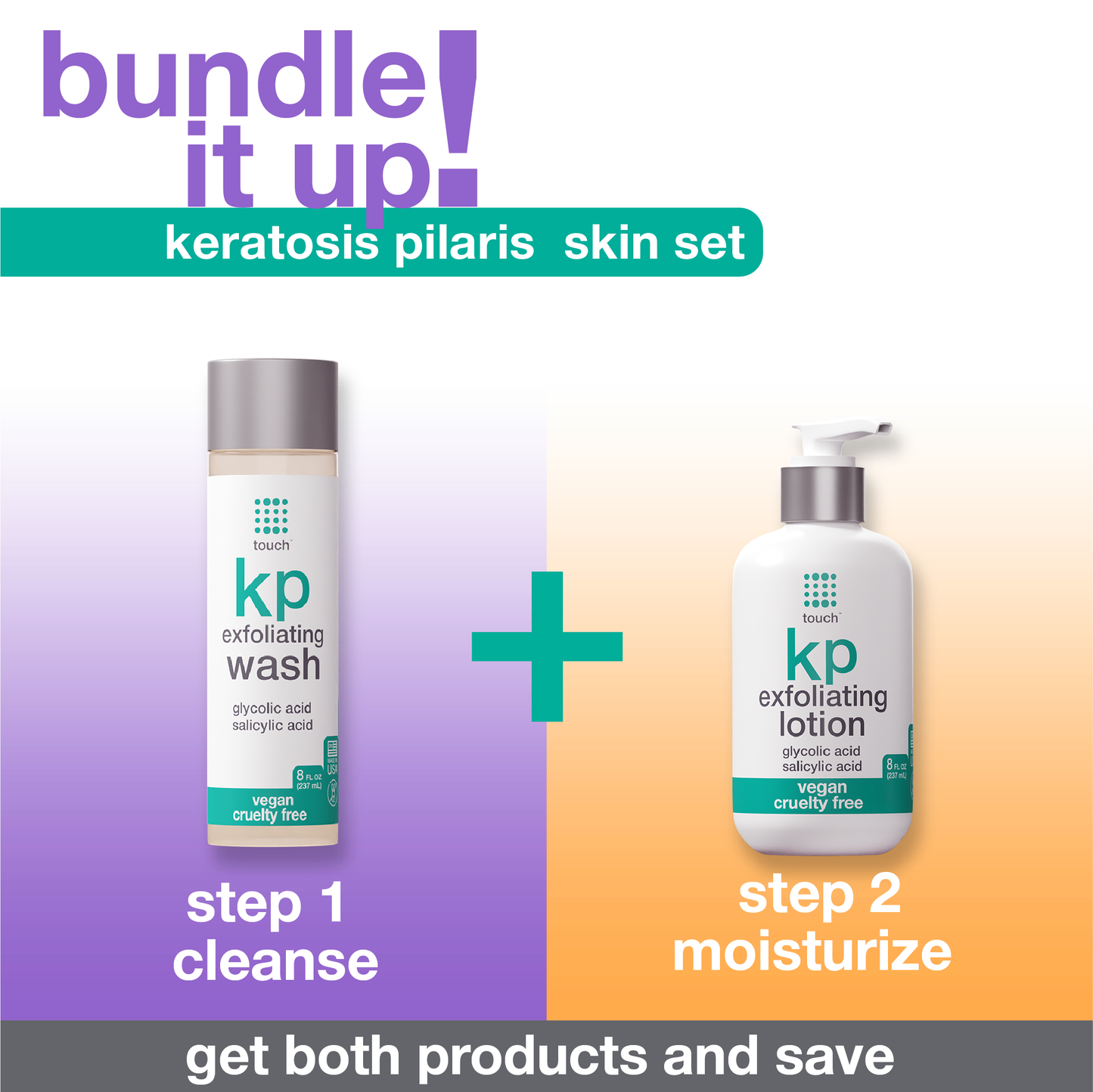KP Exfoliating Body Lotion - Two Pack