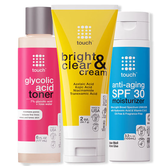 Touch skin care bundle set