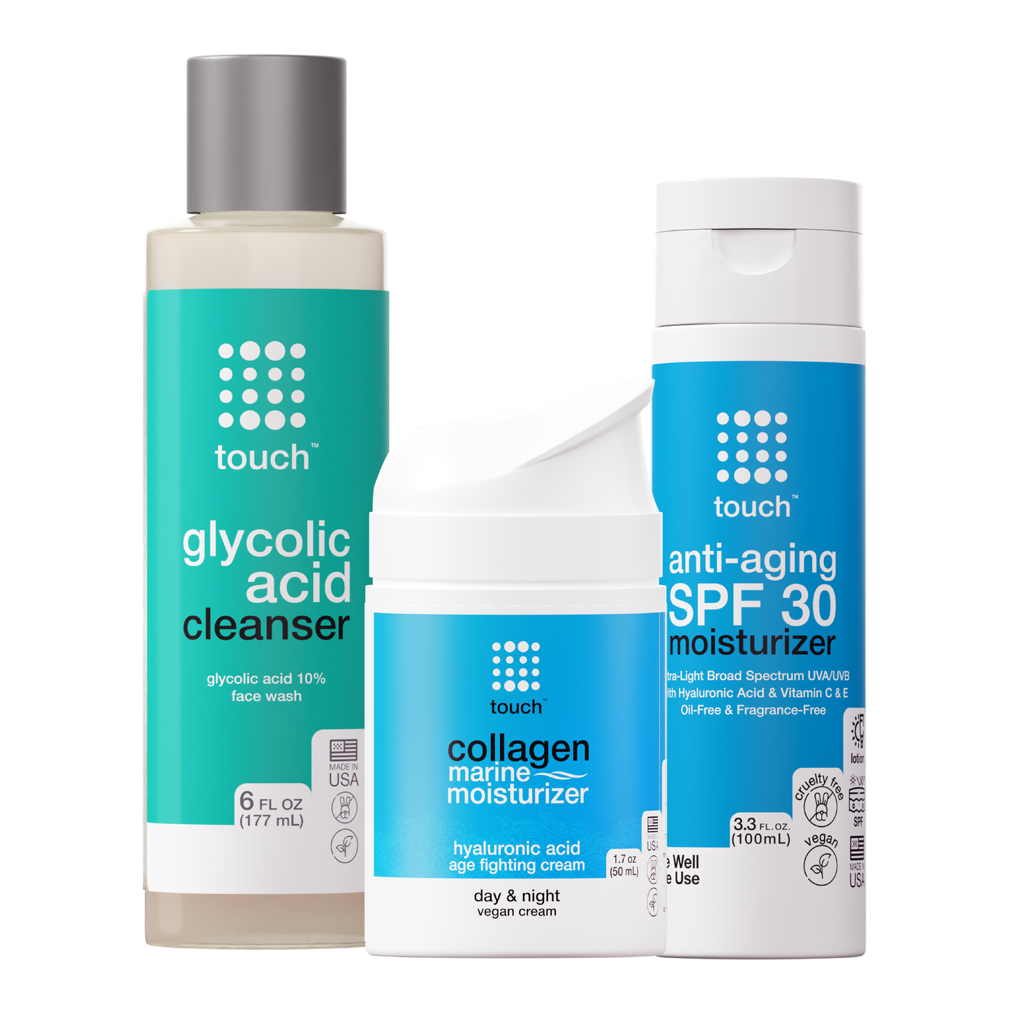 Touch skin care summer bundle set